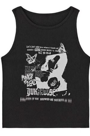 Style Core Aesthetics, New Style Trends - Downtown Aesthetic Ribbed Top