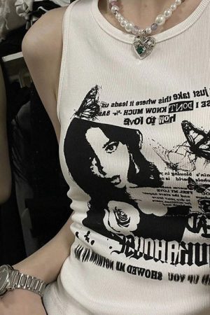 Style Core Aesthetics, New Style Trends - Downtown Aesthetic Ribbed Top