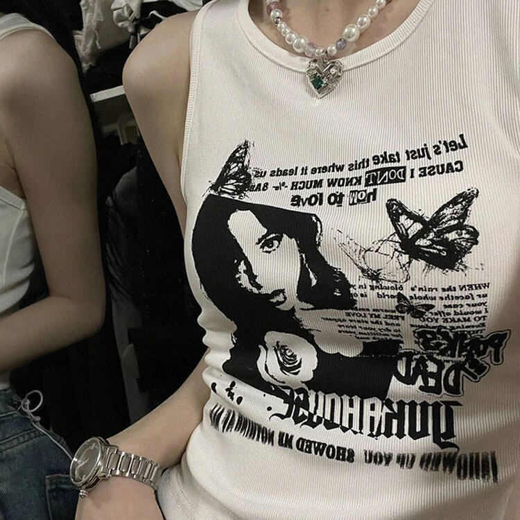 Style Core Aesthetics, New Style Trends - Downtown Aesthetic Ribbed Top Style Core Aesthetics, New Style Trends - Downtown Aesthetic Ribbed Top