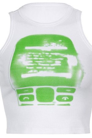 Style Core Aesthetics, New Style Trends - Downtown Girl Ribbed Crop Top