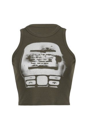 Style Core Aesthetics, New Style Trends - Downtown Girl Ribbed Crop Top