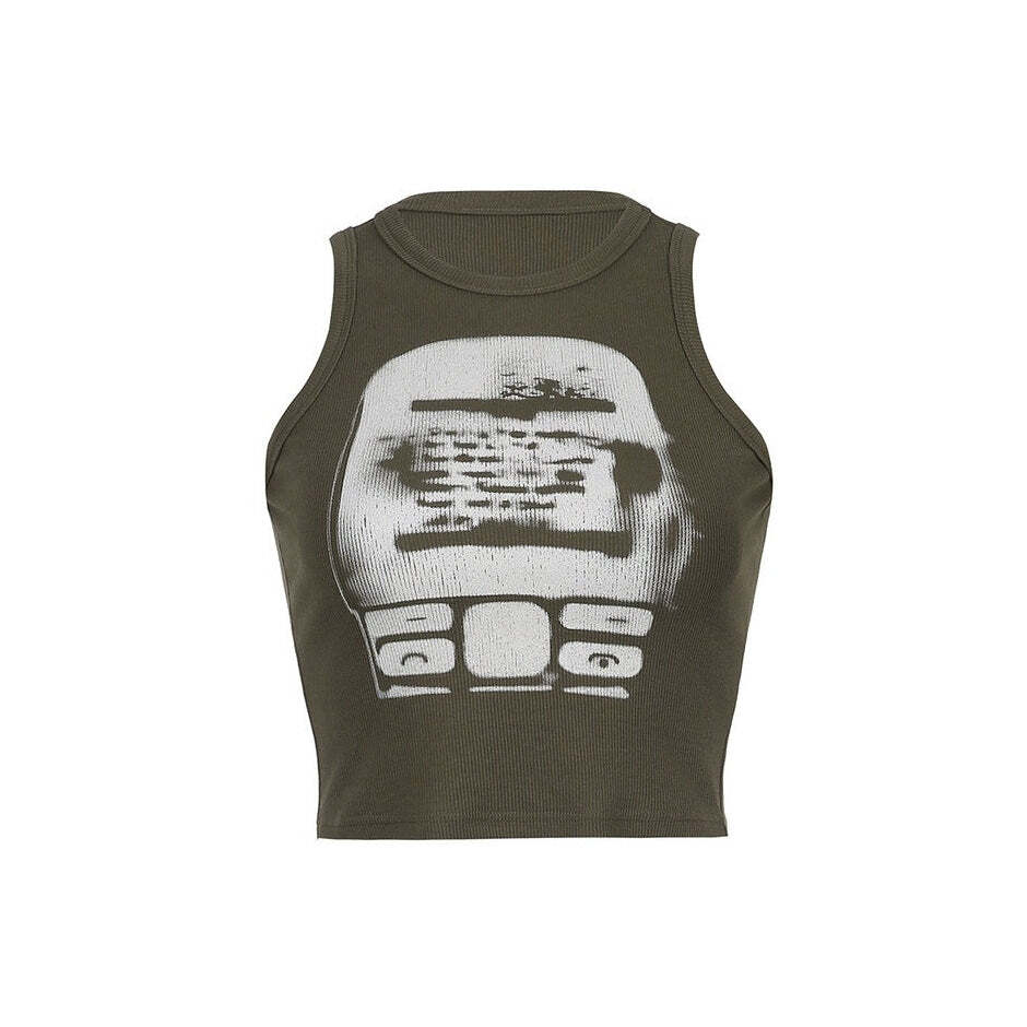 Style Core Aesthetics, New Style Trends - Downtown Girl Ribbed Crop Top