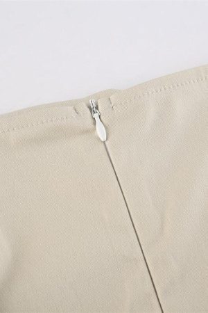 Style Core Aesthetics, New Style Trends - Drawstring Parachute Maxi Skirt