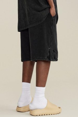 Style Core Aesthetics, New Style Trends - Drawstring Waist Loose Shorts