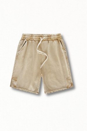 Style Core Aesthetics, New Style Trends - Drawstring Waist Loose Shorts