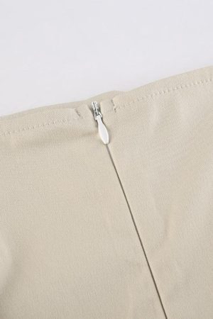 Style Core Aesthetics, New Style Trends - Drawstring Waist Parachute Maxi Skirt