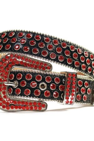 Style Core Aesthetics, New Style Trends - Drip Belt - Dark Red