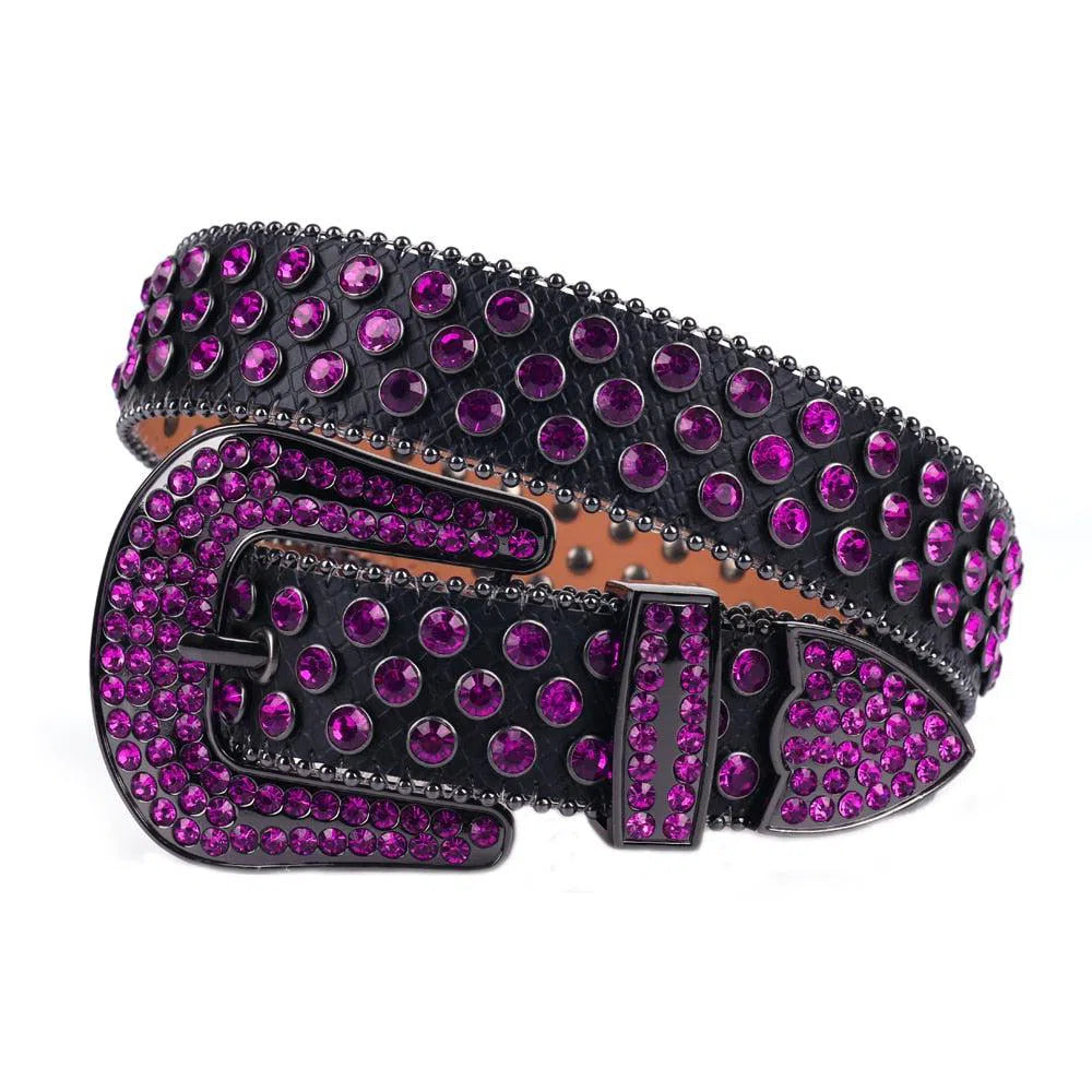 Style Core Aesthetics, New Style Trends - Drip Belt - Purple Black