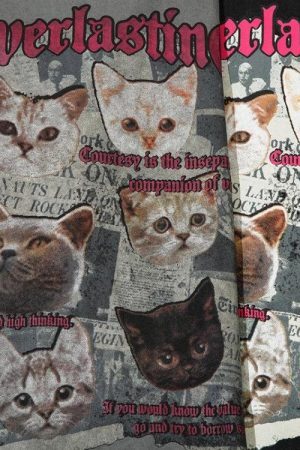 Style Core Aesthetics, New Style Trends - Everlasting Cats Tee