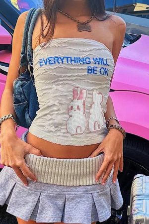 Style Core Aesthetics, New Style Trends - Everything Will Be Ok Tube Top