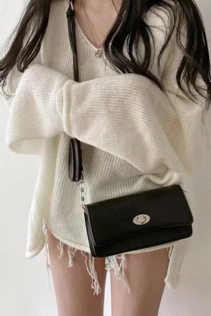 Style Core Aesthetics, New Style Trends - Extra Long Sleeve Loose Sweater