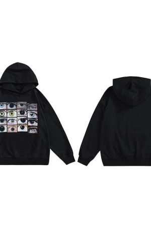 Style Core Aesthetics, New Style Trends - Eyes Hoodie