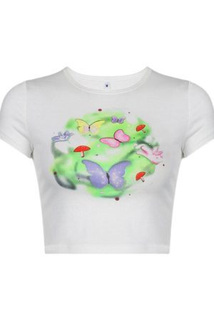 Style Core Aesthetics, New Style Trends - Fairy Garden Crop Top
