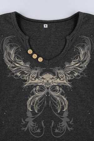 Style Core Aesthetics, New Style Trends - Fairy Grunge Aesthetic Crop Top