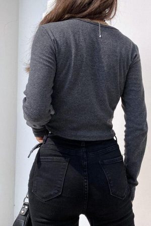 Style Core Aesthetics, New Style Trends - Fairy Grunge Butterfly Crop Top