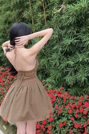 Style Core Aesthetics, New Style Trends - Fairy Grunge Corset Mini Dress