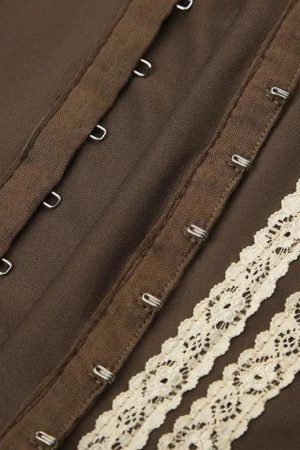 Style Core Aesthetics, New Style Trends - Fairy Grunge Lace Corset Top