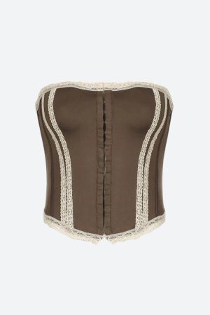 Style Core Aesthetics, New Style Trends - Fairy Grunge Lace Corset Top