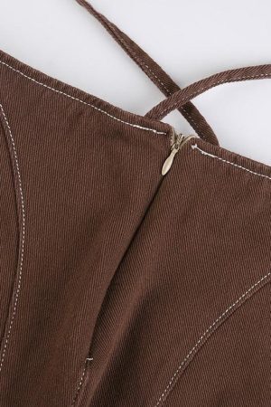 Style Core Aesthetics, New Style Trends - Fairy Grunge Lace Up Mini Skort