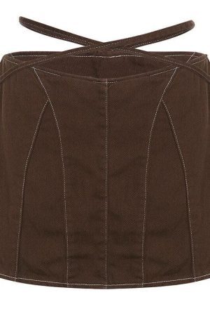 Style Core Aesthetics, New Style Trends - Fairy Grunge Lace Up Mini Skort