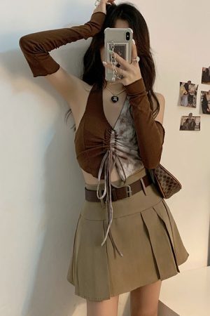 Style Core Aesthetics, New Style Trends - Fairycore Halter Top & Gloves Set