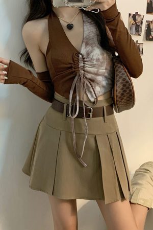 Style Core Aesthetics, New Style Trends - Fairycore Halter Top & Gloves Set