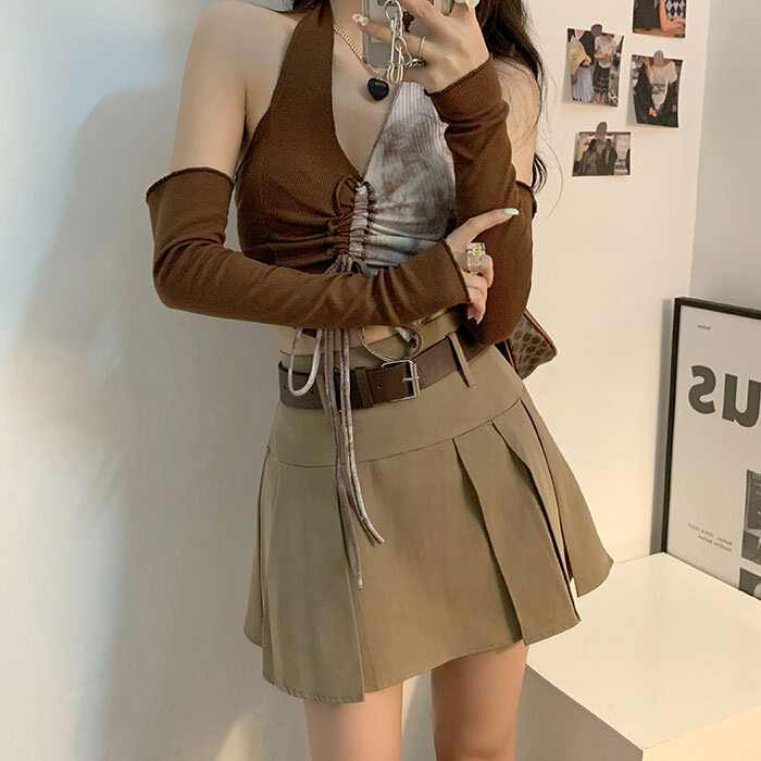 Style Core Aesthetics, New Style Trends - Fairycore Halter Top & Gloves Set Style Core Aesthetics, New Style Trends - Fairycore Halter Top & Gloves Set