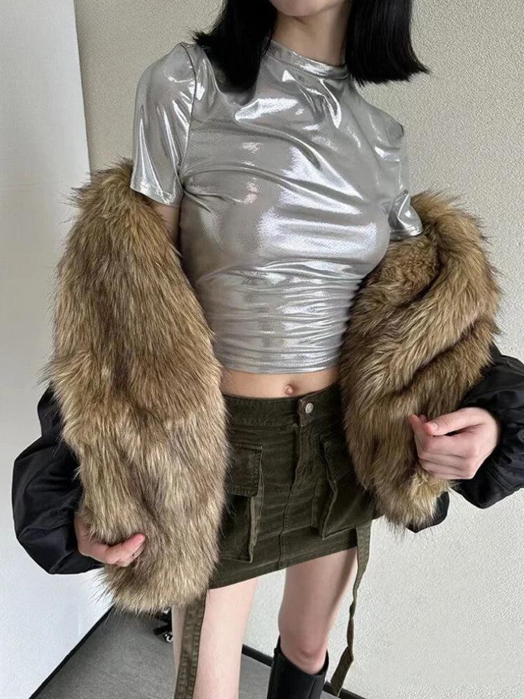 Style Core Aesthetics, New Style Trends - Faux Fur Puffer Jacket Style Core Aesthetics, New Style Trends - Faux Fur Puffer Jacket