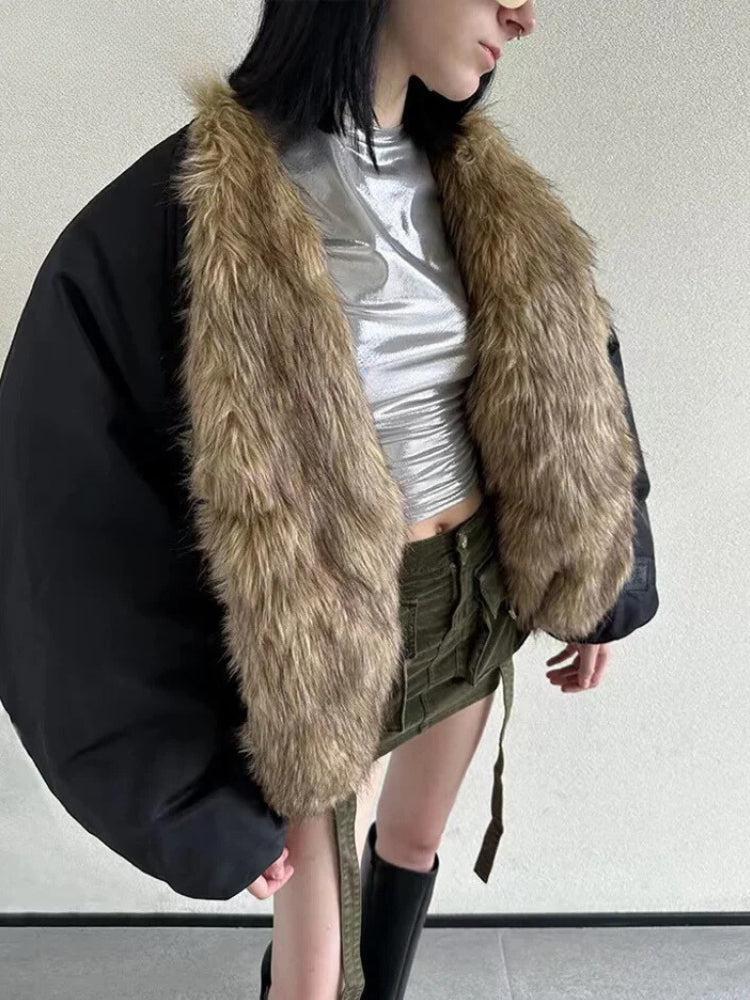 Style Core Aesthetics, New Style Trends - Faux Fur Puffer Jacket Style Core Aesthetics, New Style Trends - Faux Fur Puffer Jacket