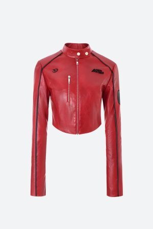 Style Core Aesthetics, New Style Trends - Faux Leather Biker Jacket