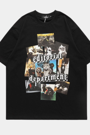 Style Core Aesthetics, New Style Trends - 'Feline' T shirt