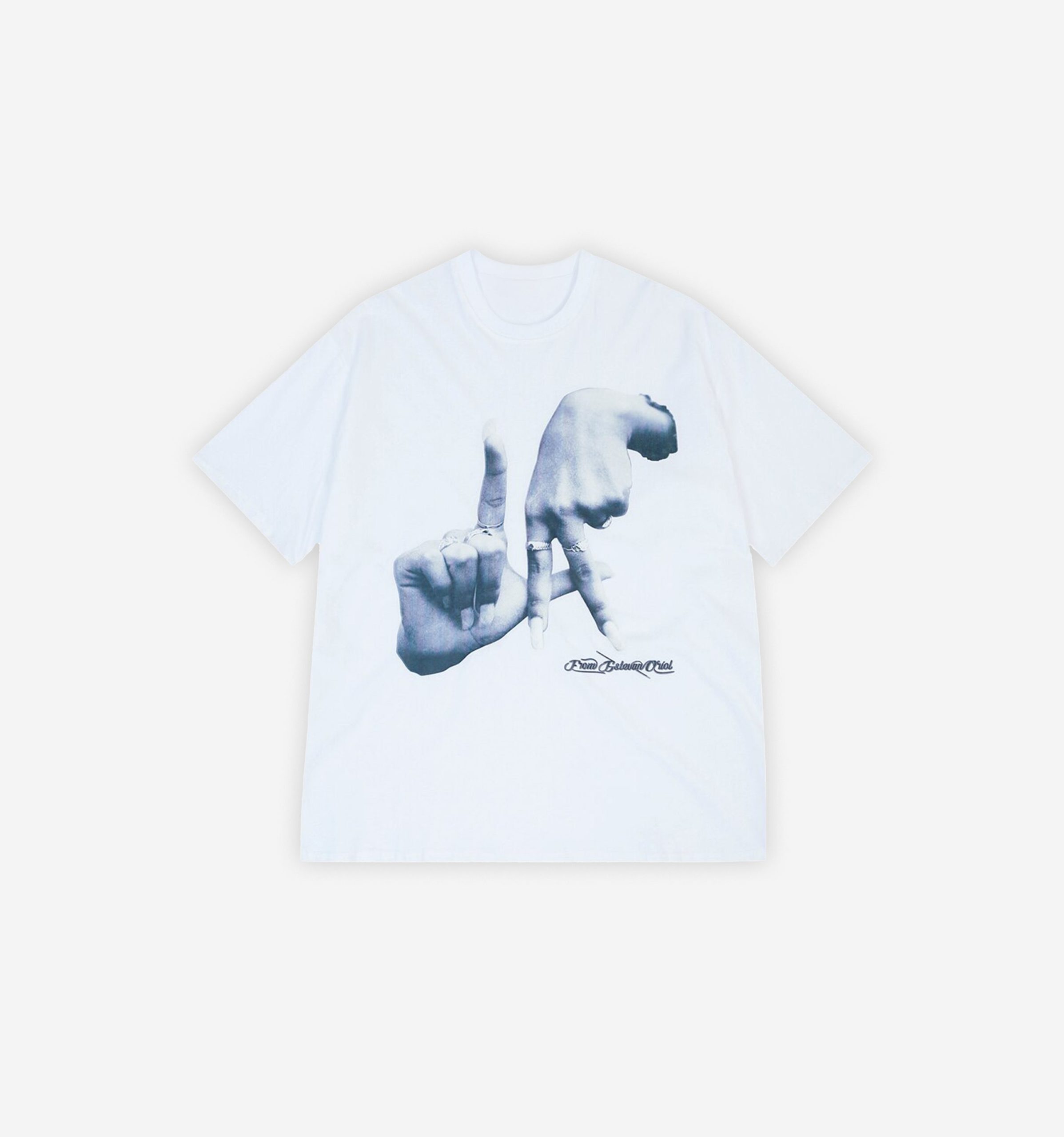 Style Core Aesthetics, New Style Trends - Finger Cross Y2K Oversize T-Shirt Style Core Aesthetics, New Style Trends - Finger Cross Y2K Oversize T-Shirt