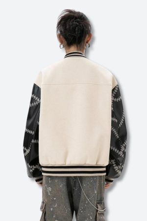 Style Core Aesthetics, New Style Trends - Floral Embroidered Bomber Jacket