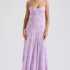 Style Core Aesthetics, New Style Trends - Floral Lace Up Maxi Dress