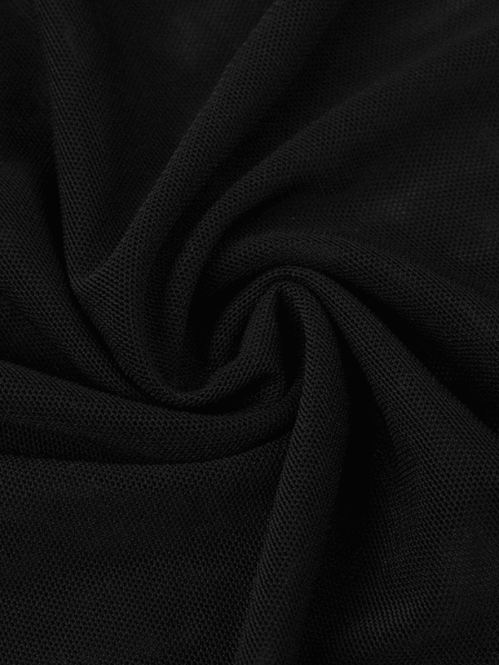 Style Core Aesthetics, New Style Trends - Flower Embellish Sheer Mesh Cropped Tank Top Style Core Aesthetics, New Style Trends - Flower Embellish Sheer Mesh Cropped Tank Top