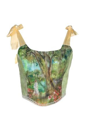 Style Core Aesthetics, New Style Trends - Forest Fairy Corset Top