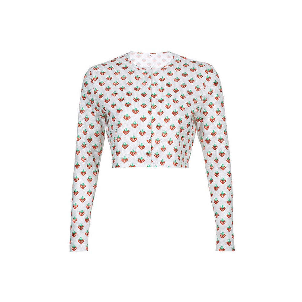 Style Core Aesthetics, New Style Trends - Foreva Strawberry Fields Cardigan