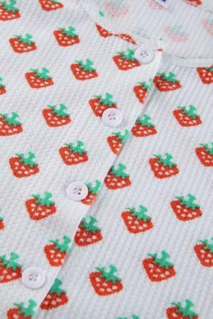 Style Core Aesthetics, New Style Trends - Foreva Strawberry Fields Cardigan