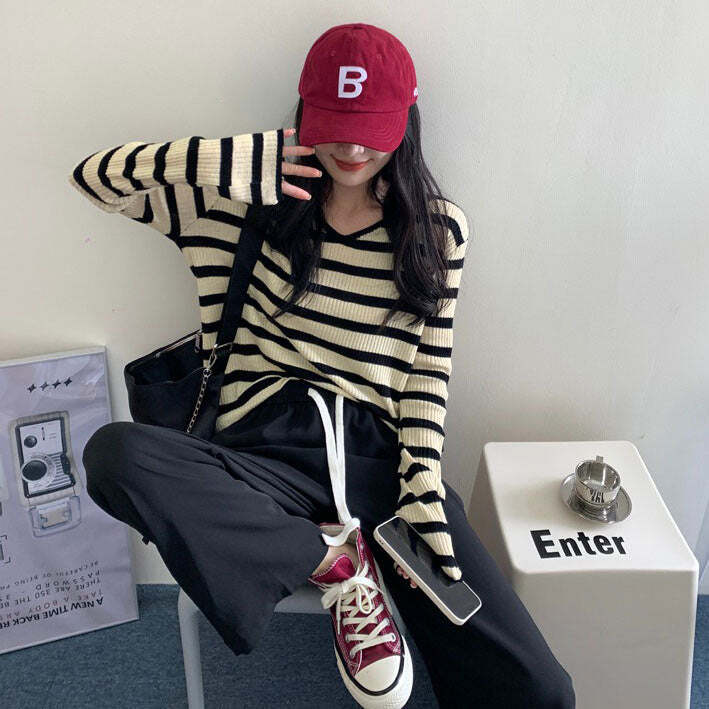 Style Core Aesthetics, New Style Trends - French Girl Ribbed Top Style Core Aesthetics, New Style Trends - French Girl Ribbed Top