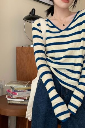 Style Core Aesthetics, New Style Trends - French Girl Ribbed Top
