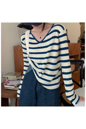 Style Core Aesthetics, New Style Trends - French Girl Ribbed Top