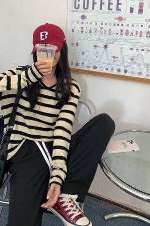 Style Core Aesthetics, New Style Trends - French Girl Ribbed Top