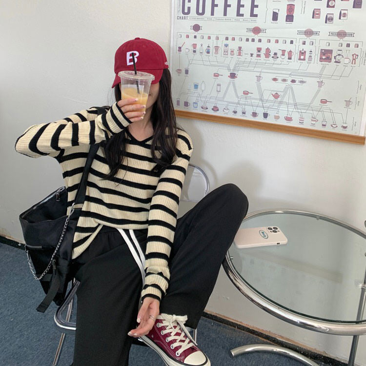 Style Core Aesthetics, New Style Trends - French Girl Ribbed Top Style Core Aesthetics, New Style Trends - French Girl Ribbed Top