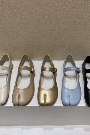 Style Core Aesthetics, New Style Trends - French Girl Split-Toe Tabi Ballet Flats