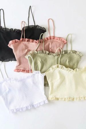 Style Core Aesthetics, New Style Trends - French Summer Ribbed Top