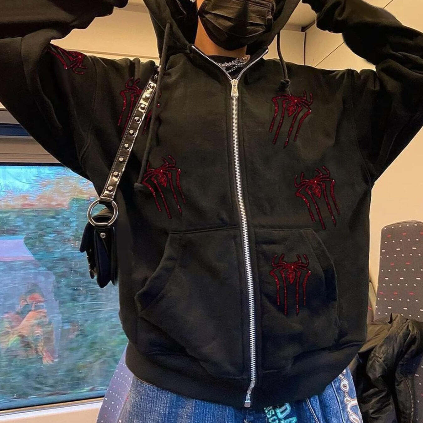 Style Core Aesthetics, New Style Trends - Full zip spiderman hoodie Style Core Aesthetics, New Style Trends - Full zip spiderman hoodie