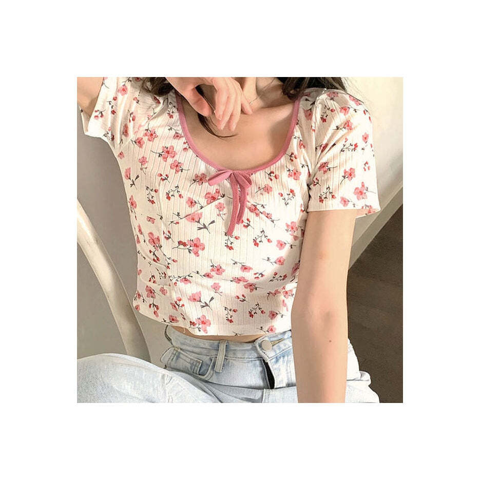 Style Core Aesthetics, New Style Trends - Garden Party Ribbed Top