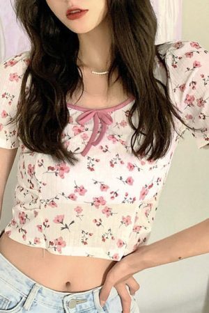 Style Core Aesthetics, New Style Trends - Garden Party Ribbed Top