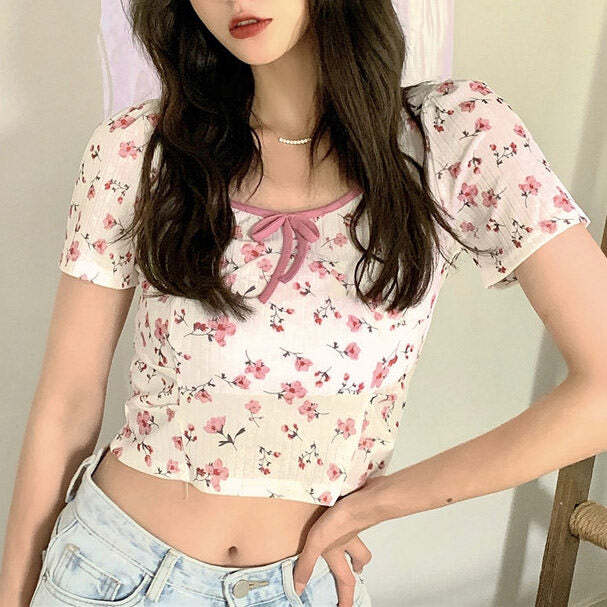 Style Core Aesthetics, New Style Trends - Garden Party Ribbed Top Style Core Aesthetics, New Style Trends - Garden Party Ribbed Top