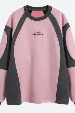 Style Core Aesthetics, New Style Trends - Geometric Shaped Graystar Sweatshirt